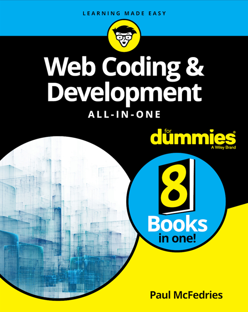 The front cover of the book Web Coding and Development All-in-One for Dummies